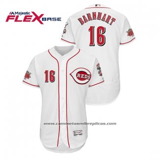 Camiseta Beisbol Hombre Cincinnati Reds Tucker Barnhart Flex Base Blanco