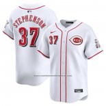 Camiseta Beisbol Hombre Cincinnati Reds Tyler Stephenson Primera Limited Blanco