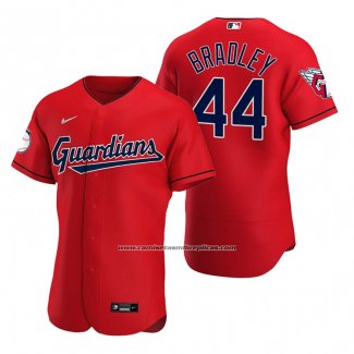 Camiseta Beisbol Hombre Cleveland Guardians Bobby Bradley Autentico Alterno Rojo