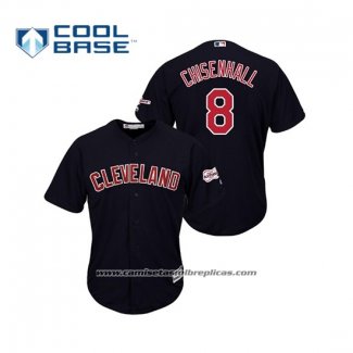 Camiseta Beisbol Hombre Cleveland Indians Lonnie Chisenhall 2019 All Star Patch Cool Base Azul