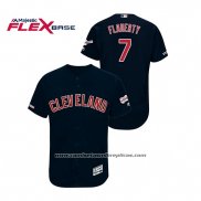 Camiseta Beisbol Hombre Cleveland Indians Ryan Flaherty 150th Aniversario Patch 2019 All Star Flex Base Azul