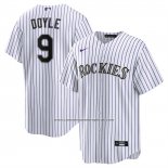 Camiseta Beisbol Hombre Colorado Rockies Brenton Doyle Primera Replica Blanco