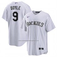 Camiseta Beisbol Hombre Colorado Rockies Brenton Doyle Primera Replica Blanco