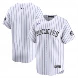 Camiseta Beisbol Hombre Colorado Rockies Primera Blanco