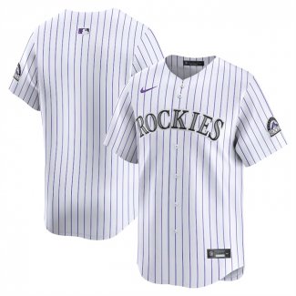Camiseta Beisbol Hombre Colorado Rockies Primera Blanco