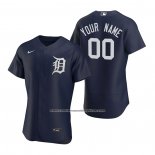 Camiseta Beisbol Hombre Detroit Tigers Personalizada Autentico Alterno 2020 Azul
