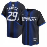 Camiseta Beisbol Hombre Detroit Tigers Tarik Skubal Alterno Limited Azul