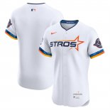 Camiseta Beisbol Hombre Houston Astros 2025 City Connect Elite Blanco