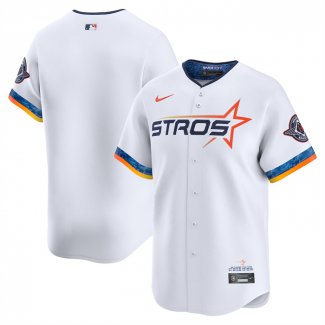 Camiseta Beisbol Hombre Houston Astros 2025 City Connect Primera Blanco
