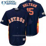 Camiseta Beisbol Hombre Houston Astros Carlos Beltran Azul Cool Base
