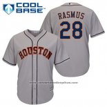 Camiseta Beisbol Hombre Houston Astros Colby Rasmus 28 Gris Cool Base