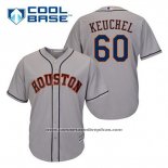 Camiseta Beisbol Hombre Houston Astros Dallas Keuchel 60 Gris Cool Base