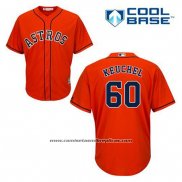 Camiseta Beisbol Hombre Houston Astros Dallas Keuchel 60 Naranja Alterno Cool Base