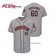 Camiseta Beisbol Hombre Houston Astros Dallas Keuchel Flex Base Gris