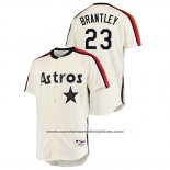 Camiseta Beisbol Hombre Houston Astros Michael Brantley Oilers Vs. Houston Astros Cooperstown Collection Crema
