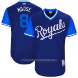 Camiseta Beisbol Hombre Kansas City Royals 2017 Little League World Series Mike Moustakas Azul