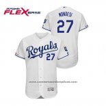 Camiseta Beisbol Hombre Kansas City Royals Adalberto Mondesi Flex Base Blanco