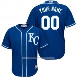 Camiseta Beisbol Hombre Kansas City Royals Personalizada Azul