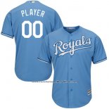 Camiseta Beisbol Hombre Kansas City Royals Personalizada Azul2