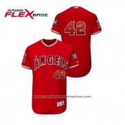 Camiseta Beisbol Hombre Los Angeles Angels 2019 Jackie Robinson Day Flex Base Rojo