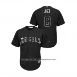 Camiseta Beisbol Hombre Los Angeles Angels Justin Upton 2019 Players Weekend Replica Negro