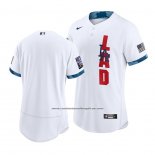 Camiseta Beisbol Hombre Los Angeles Dodgers 2021 All Star Autentico Blanco