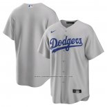 Camiseta Beisbol Hombre Los Angeles Dodgers Alterno Replica Gris