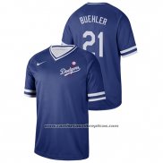 Camiseta Beisbol Hombre Los Angeles Dodgers Walker Buehler Cooperstown Collection Legend Azul