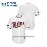 Camiseta Beisbol Hombre Minnesota Twins 2019 Postemporada Cool Base Blanco