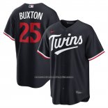 Camiseta Beisbol Hombre Minnesota Twins Byron Buxton Alterno Replica Azul