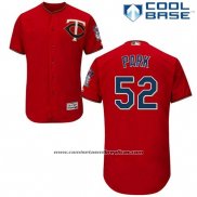 Camiseta Beisbol Hombre Minnesota Twins Byung Ho Park Autentico Collection Rojo Cool Base