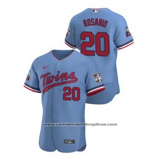 Camiseta Beisbol Hombre Minnesota Twins Eddie Rosario Autentico 2020 Alterno Azul