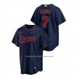 Camiseta Beisbol Hombre Minnesota Twins Joe Mauer Alterno Replica Azul