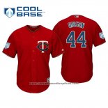 Camiseta Beisbol Hombre Minnesota Twins Kyle Gibson Cool Base Entrenamiento de Primavera 2019 Rojo