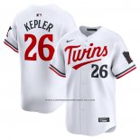 Camiseta Beisbol Hombre Minnesota Twins Max Kepler Primera Limited Blanco