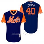Camiseta Beisbol Hombre New York Mets 2017 Little League World Series Aj Ramos Azul