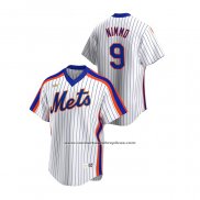 Camiseta Beisbol Hombre New York Mets Brandon Nimmo Cooperstown Collection Primera Blanco