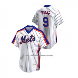 Camiseta Beisbol Hombre New York Mets Brandon Nimmo Cooperstown Collection Primera Blanco