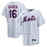 Camiseta Beisbol Hombre New York Mets Dwight Gooden Retired Primera Replica Blanco