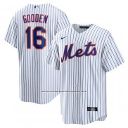 Camiseta Beisbol Hombre New York Mets Dwight Gooden Retired Primera Replica Blanco