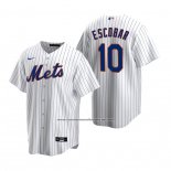 Camiseta Beisbol Hombre New York Mets Eduardo Escobar Replica Primera Blanco