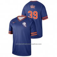 Camiseta Beisbol Hombre New York Mets Edwin Diaz Cooperstown Collection Legend Azul