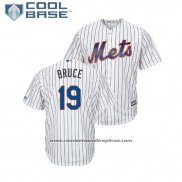 Camiseta Beisbol Hombre New York Mets Jay Bruce Cool Base Primera Blanco