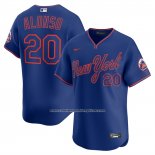 Camiseta Beisbol Hombre New York Mets Pete Alonso Alternate Limited Azul