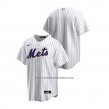Camiseta Beisbol Hombre New York Mets Replica Primera Blanco
