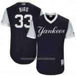 Camiseta Beisbol Hombre New York Yankees 2017 Little League World Series Greg Bird Azul