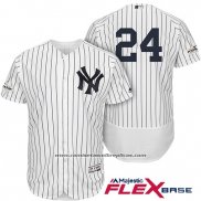 Camiseta Beisbol Hombre New York Yankees 2017 Postemporada Gary Sanchez Blanco Flex Base