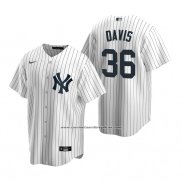 Camiseta Beisbol Hombre New York Yankees Jonathan Davis Replica Primera Blanco
