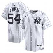 Camiseta Beisbol Hombre New York Yankees Max Fried Primera Limited Blanco