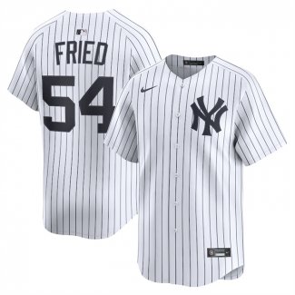 Camiseta Beisbol Hombre New York Yankees Max Fried Primera Limited Blanco